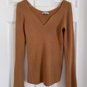 Mame Kurogouchi X UNIQLO 3D Knit Ribbed Blouse